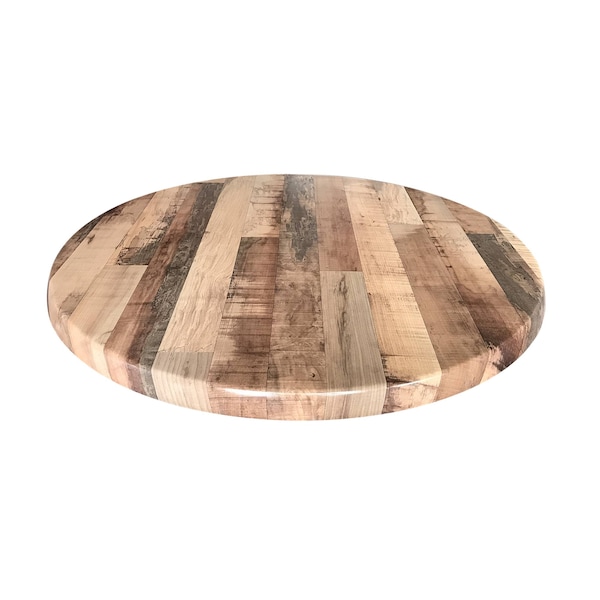 30" dia. Rustic, Indoor/Outdoor All-Season EnduroTop Table Top